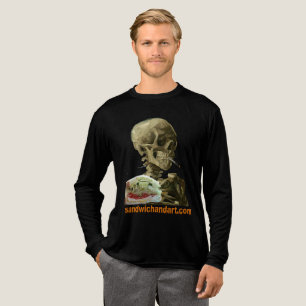 T-shirt En Tri-matière Sandwich et Crâne