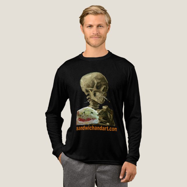 T-shirt En Tri-matière Sandwich et Crâne (Recto complet)