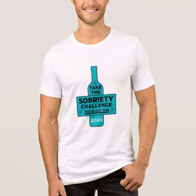 T-shirt En Tri-matière Sans Alcool Et Sobre (Recto)