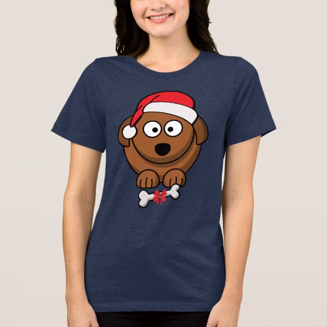 T-shirt En Tri-matière Santa Dog (Recto)