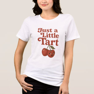 T-shirt En Tri-matière Sassy Cherry Juste un peu acidulé Retro Red Type
