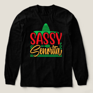 T-shirt En Tri-matière Sassy Senorita Célèbre la Fête de Cinco De Mayo