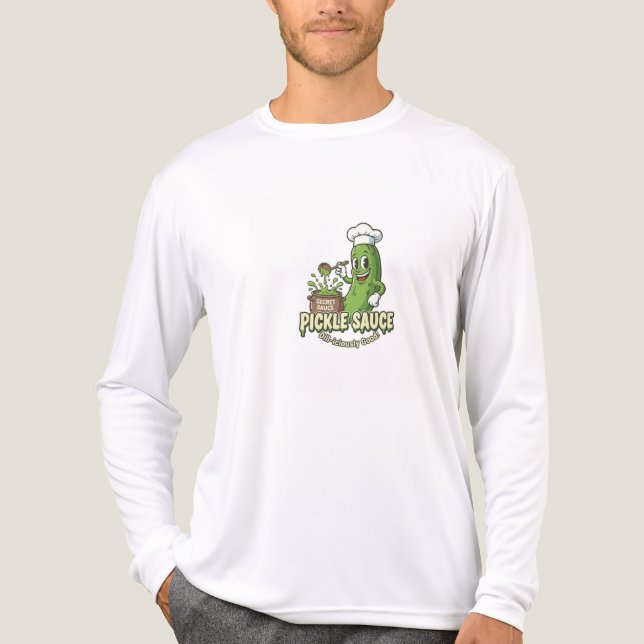 T-shirt En Tri-matière Sauce Pickle Humour (Recto)