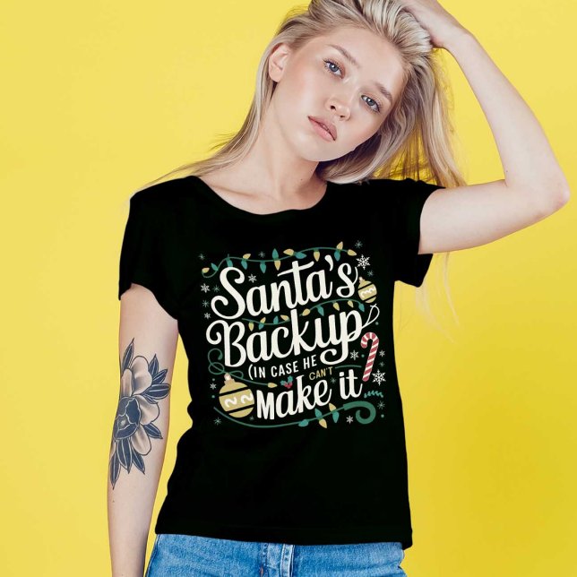 T-shirt En Tri-matière Sauvegarde père Noël | Funny Tee - shirts de Noël  (Créateur téléchargé)