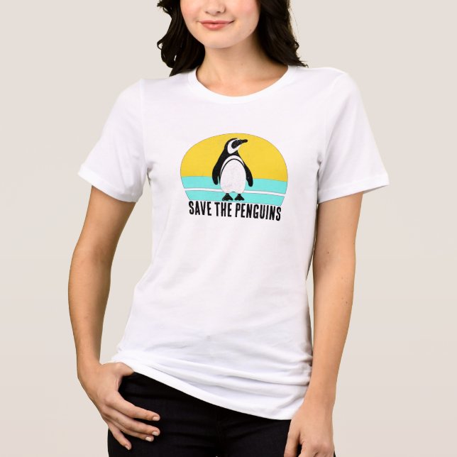 T-shirt En Tri-matière Sauver Les Pingouins (Recto)
