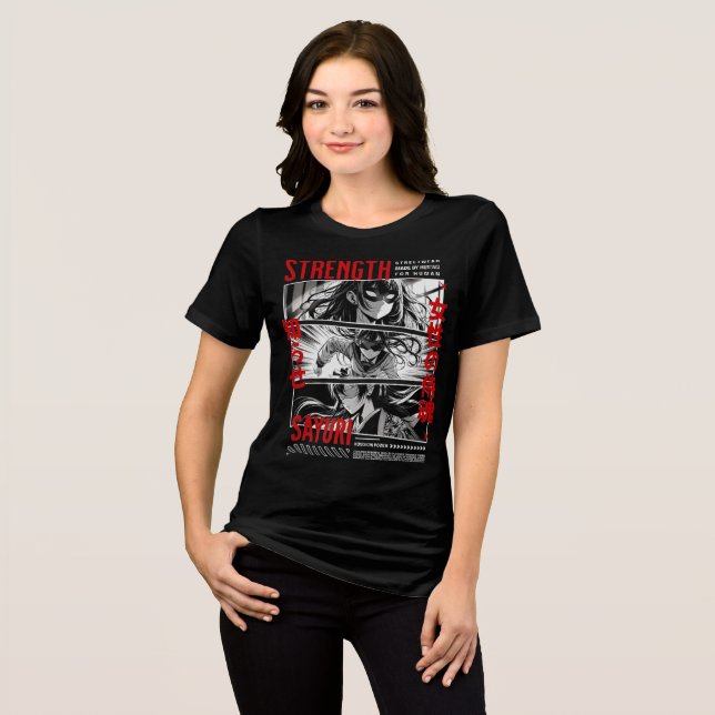 T-shirt En Tri-matière SAYURI –Force dans le Silence (Recto plein)