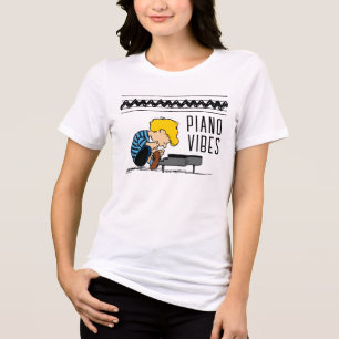 T-shirt En Tri-matière Schroeder Charlie Musique Brown
