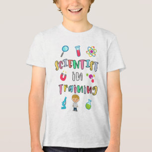 T-shirt En Tri-matière Scientifique en formation pour jeunes scientifique