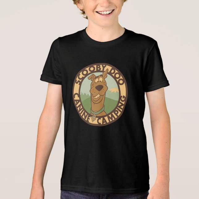 T-shirt En Tri-matière Scooby-Doo "Canine Camping" (Recto)