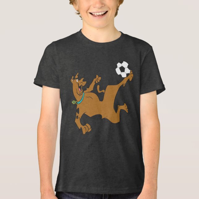 T-shirt En Tri-matière Scooby-Doo Jouer Au Football (Recto)