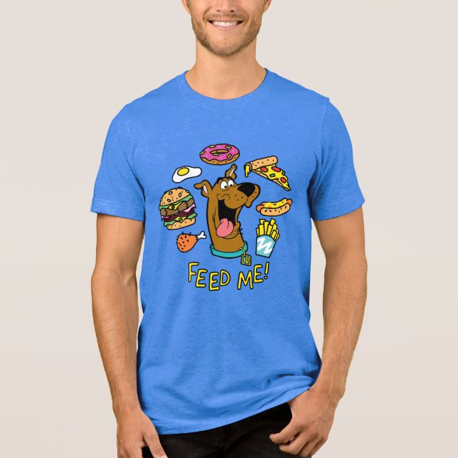 T-shirt En Tri-matière Scooby-Doo Me Nourrit ! (Recto)