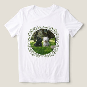 T-shirt En Tri-matière Scottish Terrier avec Westie