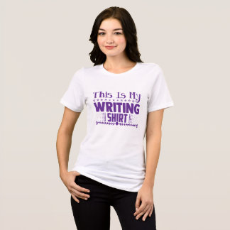 T-shirt En Tri-matière screenwriter cite "Ceci est ma chemise d'écriture"