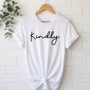 T-shirt En Tri-matière Script de signature minimaliste aimable