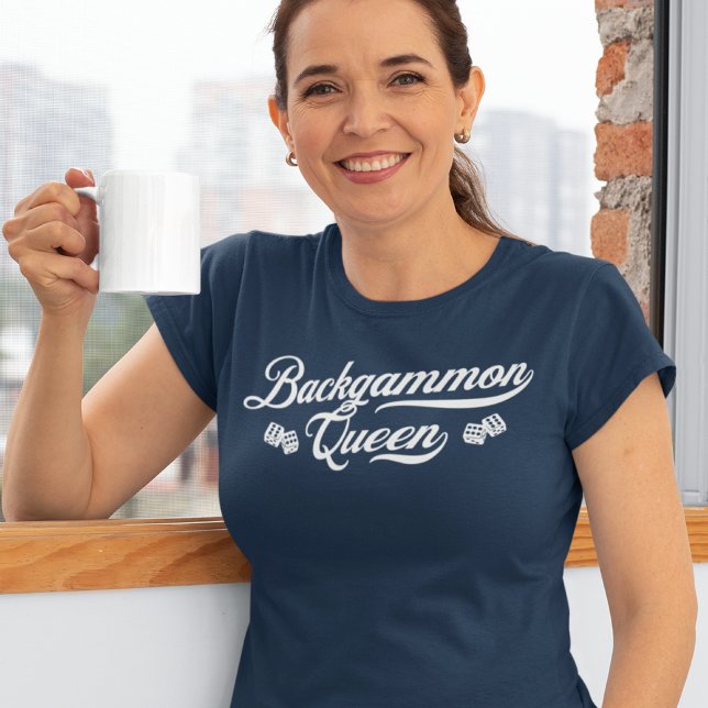T-shirt En Tri-matière Script Queen jacquet (Créateur téléchargé)