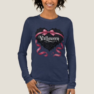 T-shirt En Tri-matière Script Valloween gothique Roses et Guirlandes