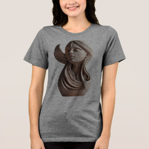 T-shirt En Tri-matière "Sculpture géométrique 3D - Design T-shirt"