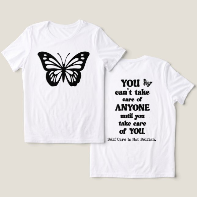 T-shirt En Tri-matière Self Care (Design Recto & Verso)