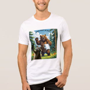 T-shirt En Tri-matière Selfie de raton laveur 5