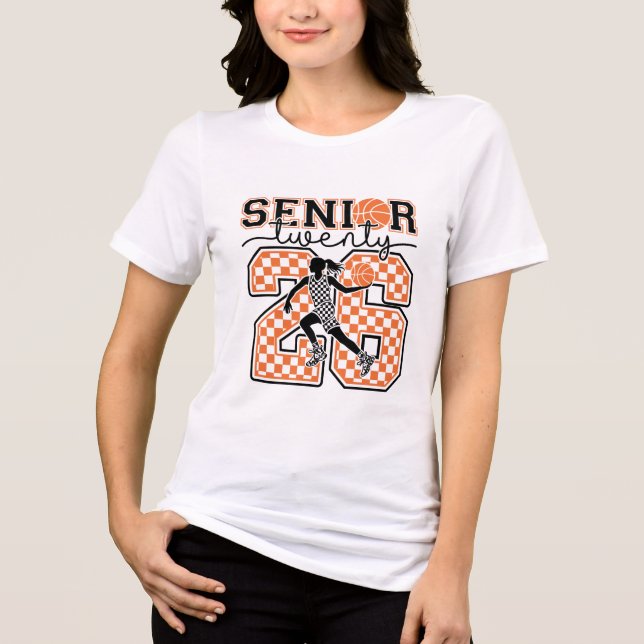T-shirt En Tri-matière Senior Basketball 2026 Checkerboard Twenty Six (Recto)