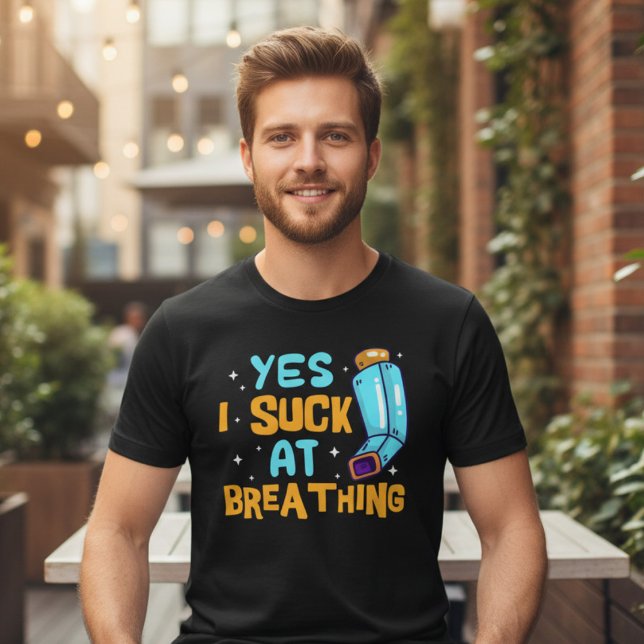 T-shirt En Tri-matière Sensibilisation à l'asthme drôle (Créateur téléchargé)