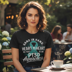 T-shirt En Tri-matière Sensibilisation au SSPT main dans la main