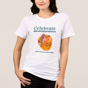 T-shirt En Tri-matière Sensibilisation sur l'autisme Célébrer la neurodiv