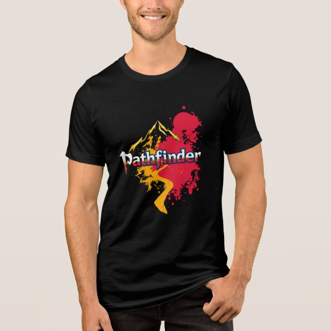 T-shirt En Tri-matière Sentier d'aventure Pathfinder  (Recto)