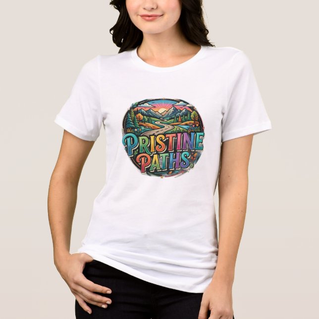 T-shirt En Tri-matière Sentiers Immaculés (Recto)