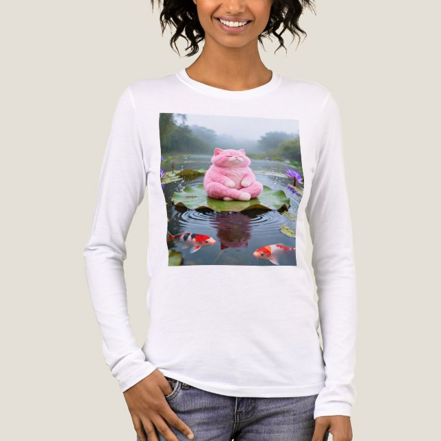 T-shirt En Tri-matière Sérénité Rose 001 (Recto)