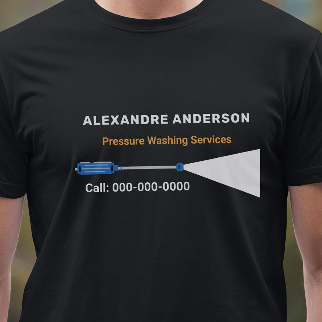 T-shirt En Tri-matière Services de lavage de pression (Pressure Washing Services T-Shirt)
