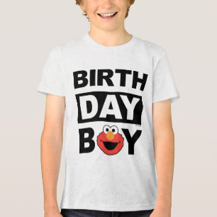 T-shirt En Tri-matière Sesame Street   Elmo - Garçon d'anniversaire