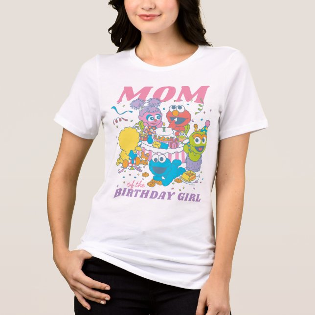 T-shirt En Tri-matière Sesame Street | Premier Anniversaire de Bébé - Mam (Recto)