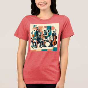 T-shirt En Tri-matière Sextet Mid Century Jazz Age