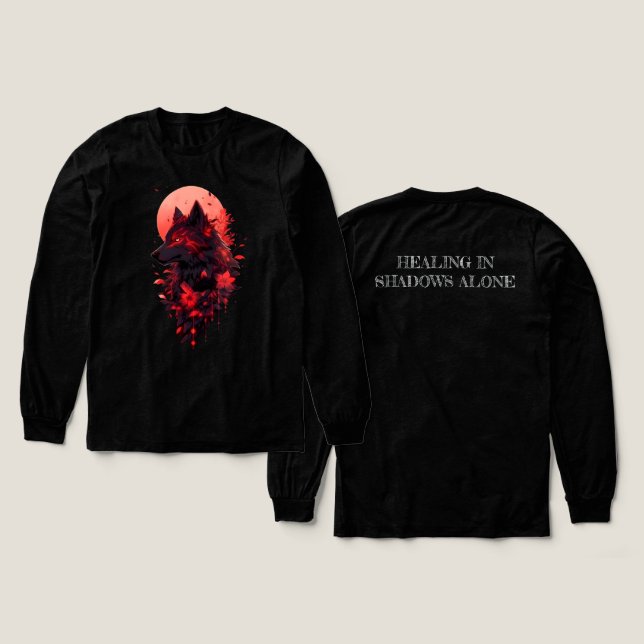 T-shirt En Tri-matière Shadow Wolf epic Design (Motif recto et verso)