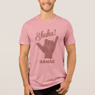 T-shirt En Tri-matière Shaka du nom et de l'emplacement personnalisés
