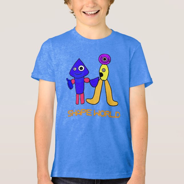 T-shirt En Tri-matière Shape World (Recto)