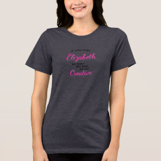 T-shirt En Tri-matière Si vous blessez, nous devenons créatifs