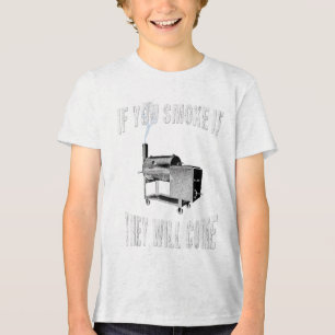 T-shirt En Tri-matière Si Vous La Fumez, Ils Viendront Grillades Barbecue