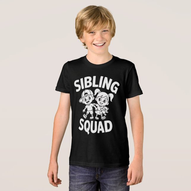 T-shirt En Tri-matière Sibling Squad Family Fun Tee (Recto plein)