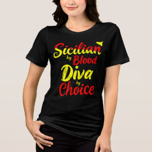 T-shirt En Tri-matière Sicilien par Blood Diva par Choice