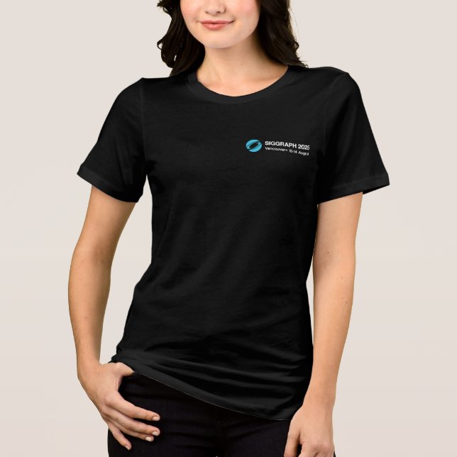 T-shirt En Tri-matière SIGGRAPH 2025 - Chemise femme (Recto)