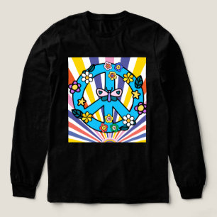 T-shirt En Tri-matière Signe de paix rétro