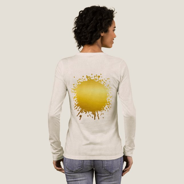 T-shirt En Tri-matière Silence Aurique (Verso complet)
