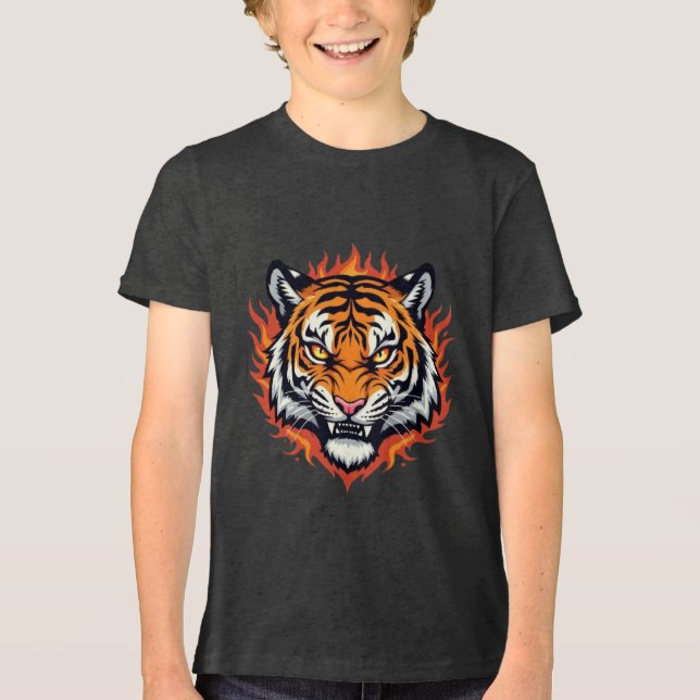 T-shirt En Tri-matière Silent Tiger – Precision and Power (Recto)