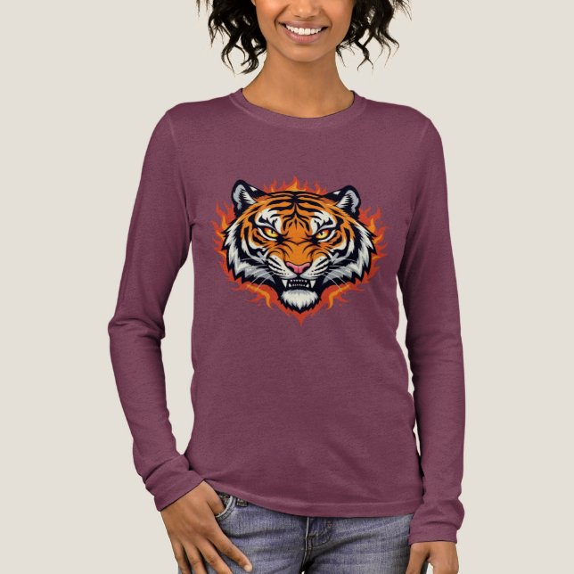 T-shirt En Tri-matière Silent Tiger – Precision and Power (Recto)
