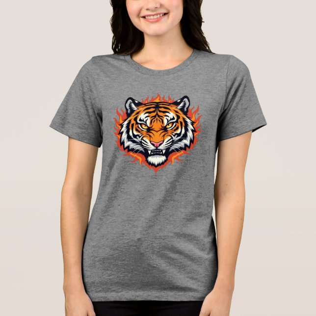 T-shirt En Tri-matière Silent Tiger – Precision and Power (Recto)