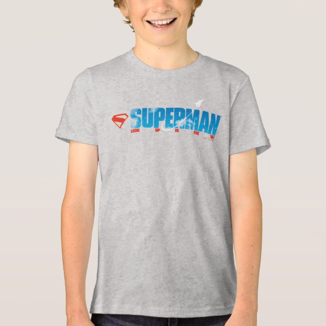 T-shirt En Tri-matière Silhouette Superman Skybound (Recto)
