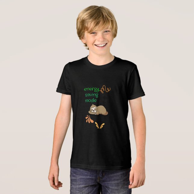 T-shirt En Tri-matière SimmiFashion mode économie d'énergie (Recto plein)