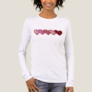 T-shirt En Tri-matière Simple Hearts Embroidery look Minimalistic 